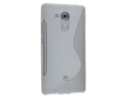 Huawei Mate 8 Wave Case - Frosted Clear/Clear Soft Cover