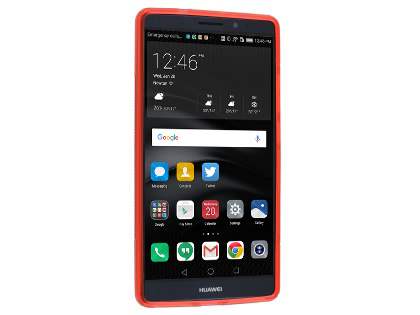 Huawei Mate 8 Wave Case - Frosted Red/Red