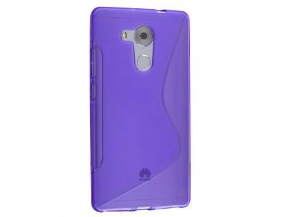 Huawei Mate 8 Wave Case - Frosted Purple/Purple Soft Cover