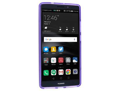 Huawei Mate 8 Wave Case - Frosted Purple/Purple
