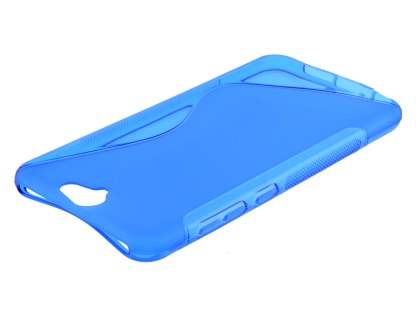 Wave Case for HTC Telstra Signature Premium - Frosted Blue/Blue