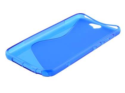 Wave Case for HTC Telstra Signature Premium - Frosted Blue/Blue