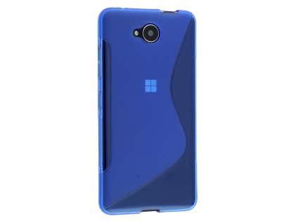 Wave Case for Microsoft Lumia 650 - Frosted Blue/Blue Soft Cover