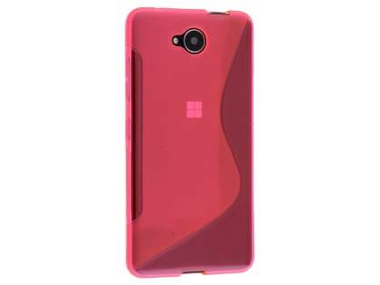 Wave Case for Microsoft Lumia 650 - Frosted Pink/Pink Soft Cover