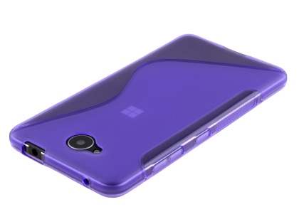 Wave Case for Microsoft Lumia 650 - Frosted Purple/Purple