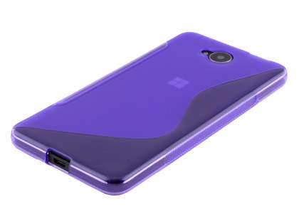 Wave Case for Microsoft Lumia 650 - Frosted Purple/Purple