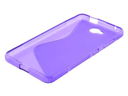 Wave Case for Microsoft Lumia 650 - Frosted Purple/Purple