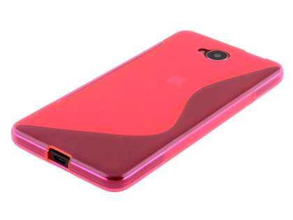 Wave Case for Microsoft Lumia 650 - Frosted Pink/Pink