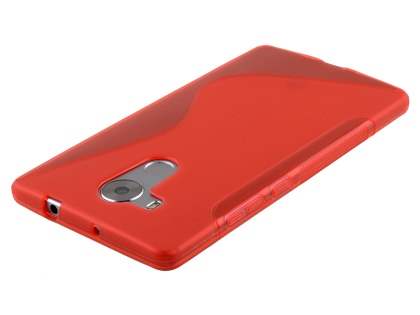 Huawei Mate 8 Wave Case - Frosted Red/Red