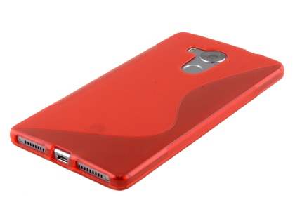 Huawei Mate 8 Wave Case - Frosted Red/Red