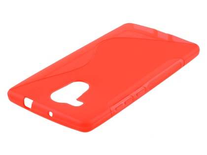 Huawei Mate 8 Wave Case - Frosted Red/Red