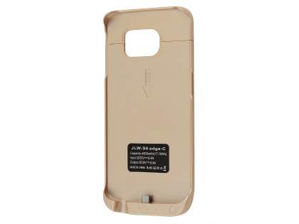 4800mAh Power Case Battery with Stand for Samsung Galaxy S6 Edge - Gold