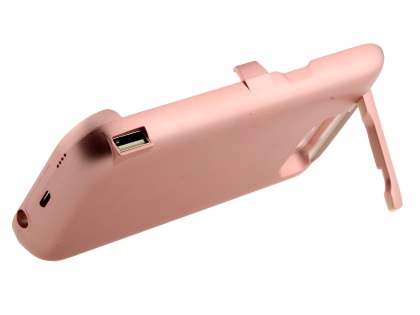 6000mAh Power Case Battery with Stand for Samsung Galaxy S7 - Rose Gold