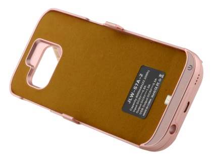 6000mAh Power Case Battery with Stand for Samsung Galaxy S7 - Rose Gold