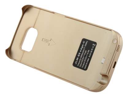 4800mAh Power Case Battery with Stand for Samsung Galaxy S6 Edge - Gold