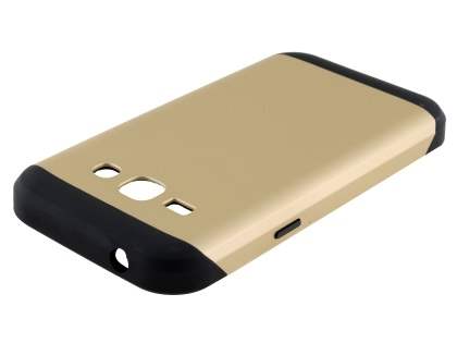 Impact Case for Samsung Galaxy J1 Ace - Gold/Black
