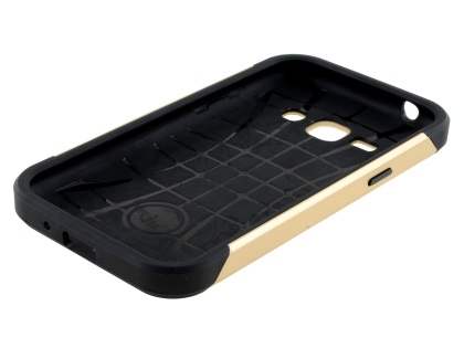 Impact Case for Samsung Galaxy J1 Ace - Gold/Black
