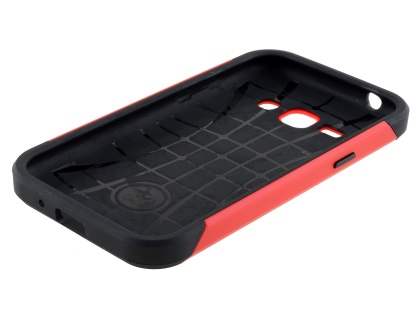 Impact Case for Samsung Galaxy J1 Ace - Red/Black