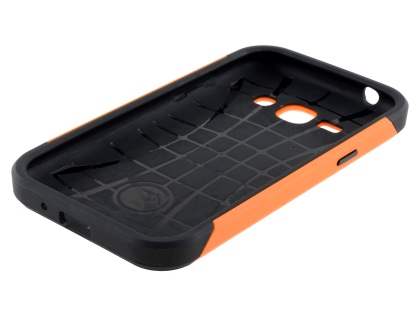 Impact Case for Samsung Galaxy J1 Ace - Orange/Black