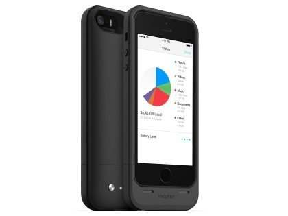 mophie space pack Battery Case with 32GB Storage for iPhone SE(1st Gen)/5s/5 - Classic Black mophie space pack Battery Case with 32GB Storage for iPhone SE(1st Gen)/5s/5 - Classic Black