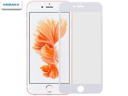 MOMAX Full Frame Glass Screen Protector for iPhone 6 & 7 - White