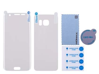 MOMAX Crystal Clear Curved Screen Protector (Front and Back) for Samsung Galaxy S7 edge