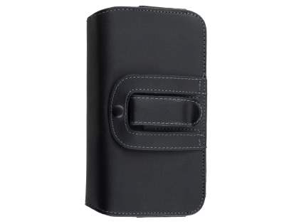 Extra-tough Genuine Leather ShineColours belt pouch (Bumper Case Compatible) for HTC