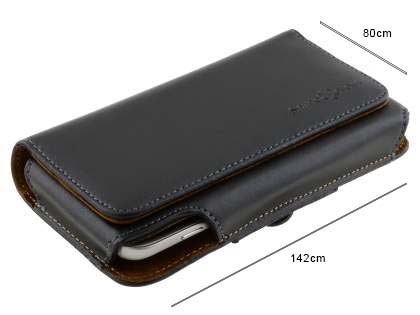 Extra-tough Genuine Leather ShineColours belt pouch - Mobile Only