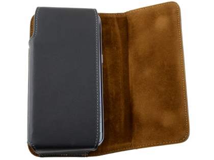 Extra-tough Genuine Leather ShineColours belt pouch - Mobile Only