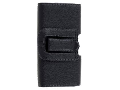 Textured Synthetic Leather Belt Pouch (Bumper Case Compatible) for Microsoft Lumia 650