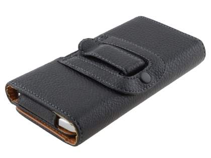Textured Synthetic Leather Belt Pouch (Bumper Case Compatible) for Microsoft Lumia 650