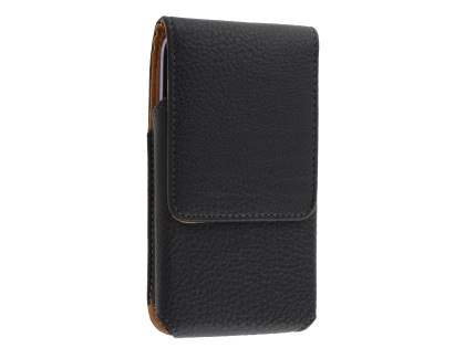 Textured Synthetic Leather Vertical Belt Pouch for Telstra Signature Enhanced Textured Synthetic Leather Vertical Belt Pouch for Telstra Signature Enhanced