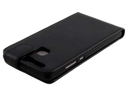 Synthetic Leather Flip Case for Huawei P9 - Black