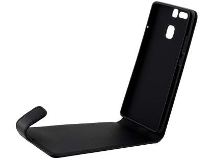Synthetic Leather Flip Case for Huawei P9 - Black