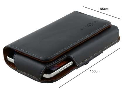 Extra-tough Genuine Leather ShineColours belt pouch - Mobile Only
