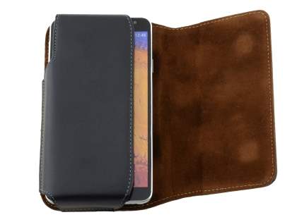 Extra-tough Genuine Leather ShineColours belt pouch - Mobile Only