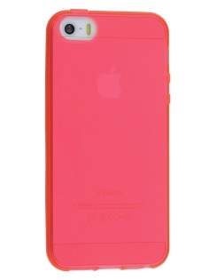 Apple iPhone SE/5s/5 Frosted TPU Gel Case - Frosted Red Apple iPhone SE/5s/5 Frosted TPU Gel Case - Frosted Red