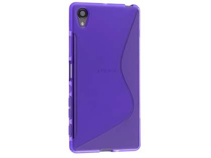 Wave Case for Sony Xperia X - Frosted Purple/Purple Soft Cover
