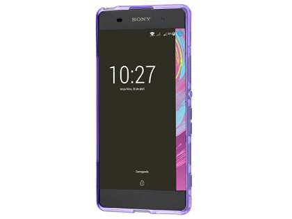 Wave Case for Sony Xperia XA - Frosted Purple/Purple