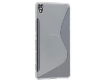 Wave Case for Sony Xperia XA - Frosted Clear/Clear Soft Cover