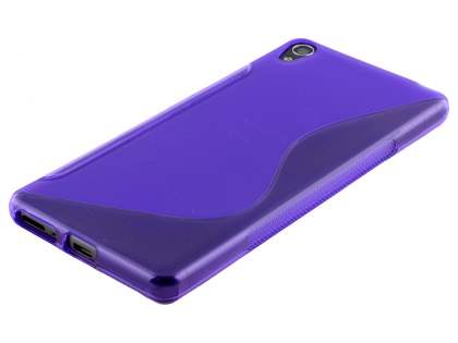 Wave Case for Sony Xperia XA - Frosted Purple/Purple