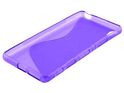 Wave Case for Sony Xperia XA - Frosted Purple/Purple