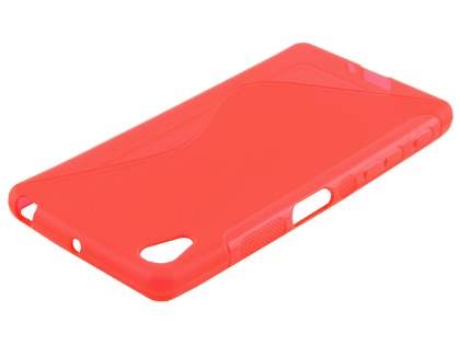 Wave Case for Sony Xperia X - Frosted Red/Red