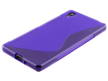 Wave Case for Sony Xperia X - Frosted Purple/Purple