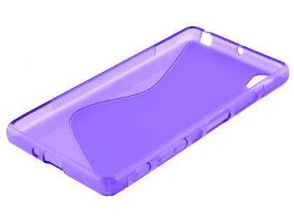 Wave Case for Sony Xperia X - Frosted Purple/Purple