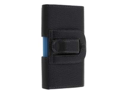 Textured Synthetic Leather Belt Pouch (Bumper Case Compatible) for Sony Xperia XA/X