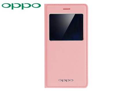 Genuine OPPO R7s Smart Flip Cover - Pink Genuine OPPO R7s Smart Flip Cover - Pink