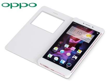 Genuine OPPO R7s Smart Flip Cover - Pink