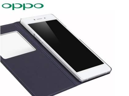 Genuine OPPO R7s Smart Flip Cover - Blue