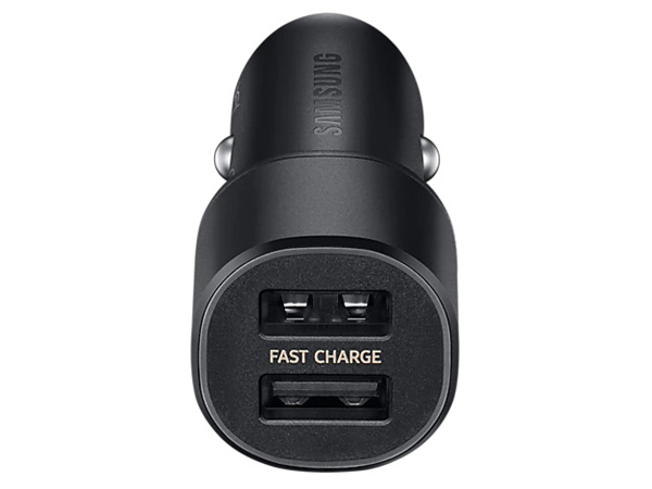 Samsung Adaptive 2A Fast Charging USB-A Dual-Port Car Charger - Black Car Charger Adapter
